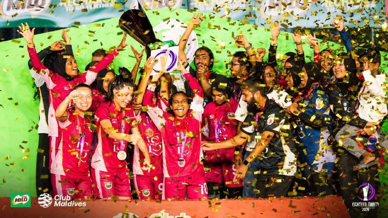 އަންހެން ފުޓްސަލްގެ އެންމެ ޝަރަފްވެރި ތަށި ވެމްކޯ އިން އުފުލާލައިފި
