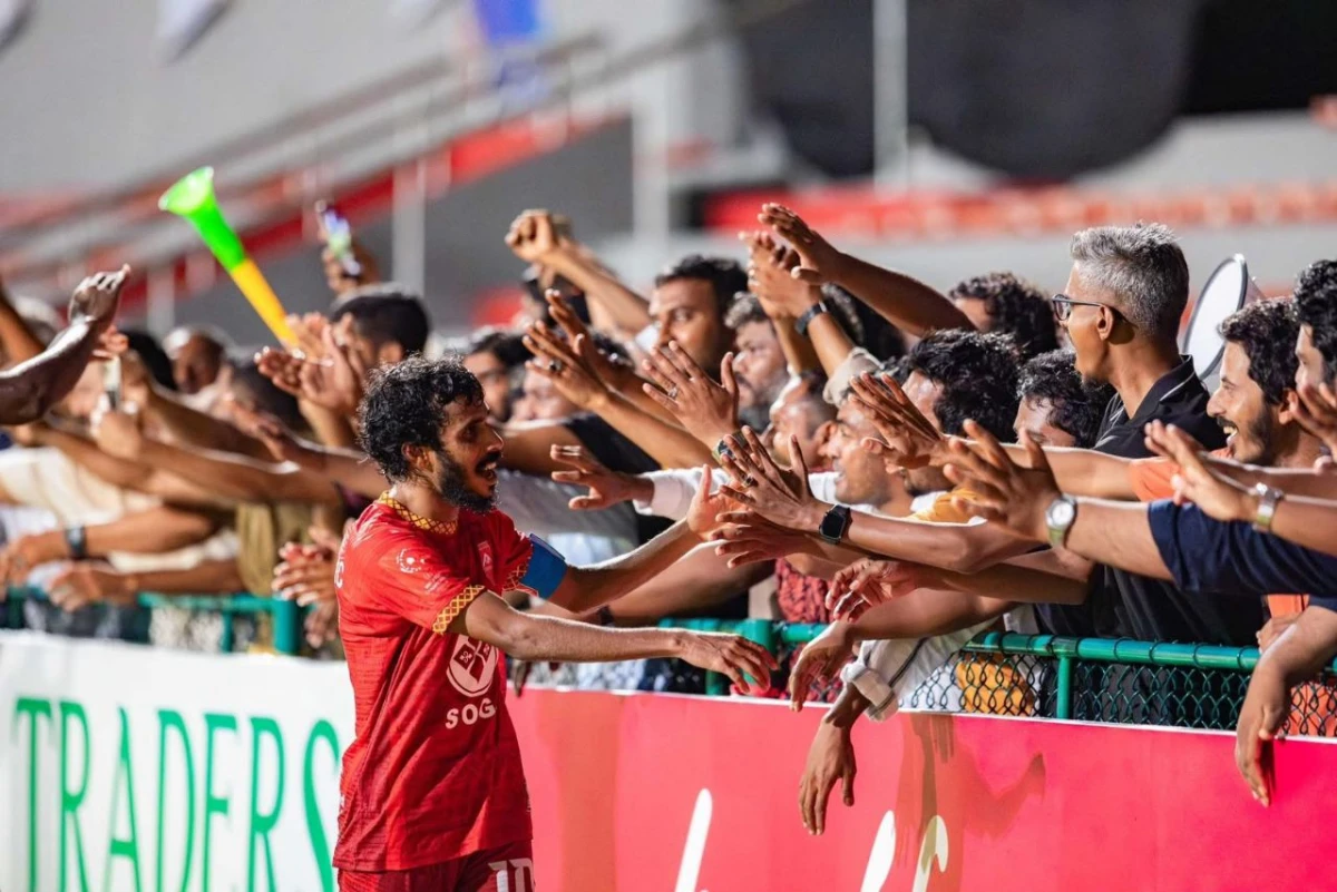 އެންމެ ހާއްސަ އެއް ފުޓްބޯޅަ މެޗާއެކު ގައްދޫއަށް ބޮޑު ޝަރަފެއް