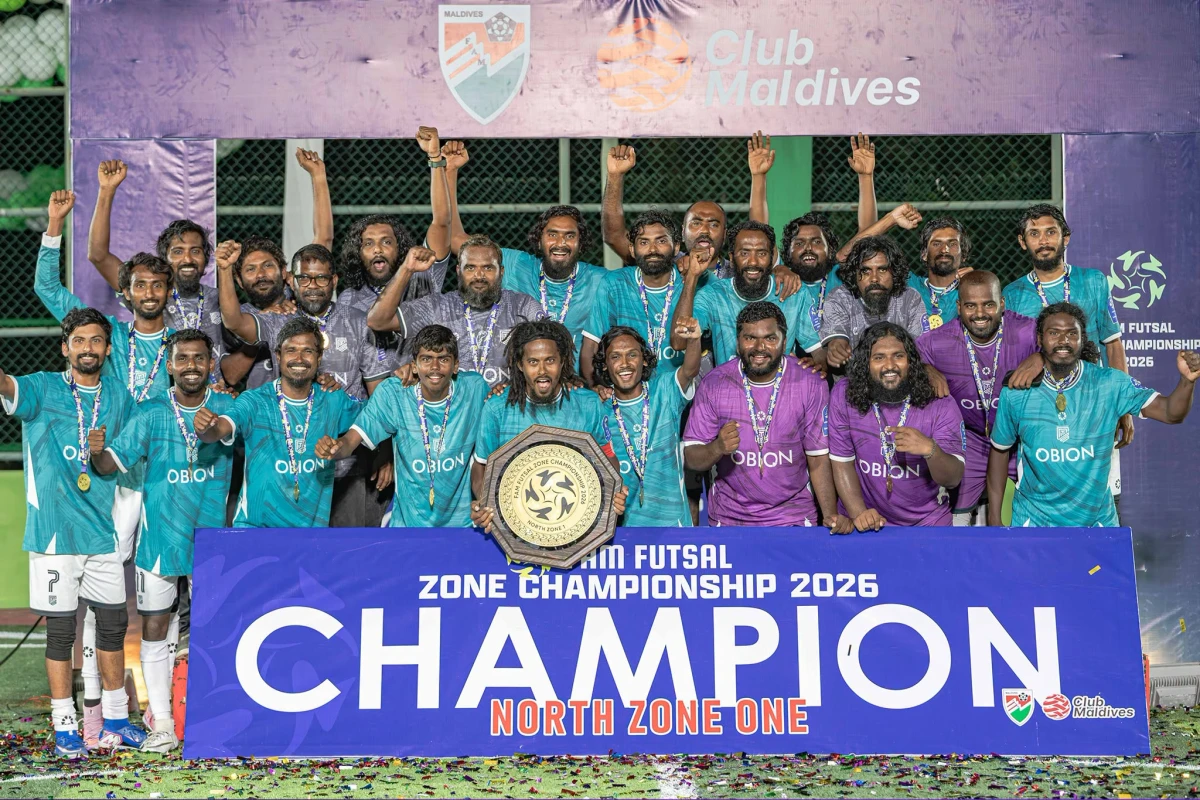 ސައްތައިން ސައްތަ ރެކޯޑަކާ އެކު ނައިވާދޫ އިން ޒޯން ޗެމްޕިއަންޝިޕް ކާމިޔާބުކޮށްފި