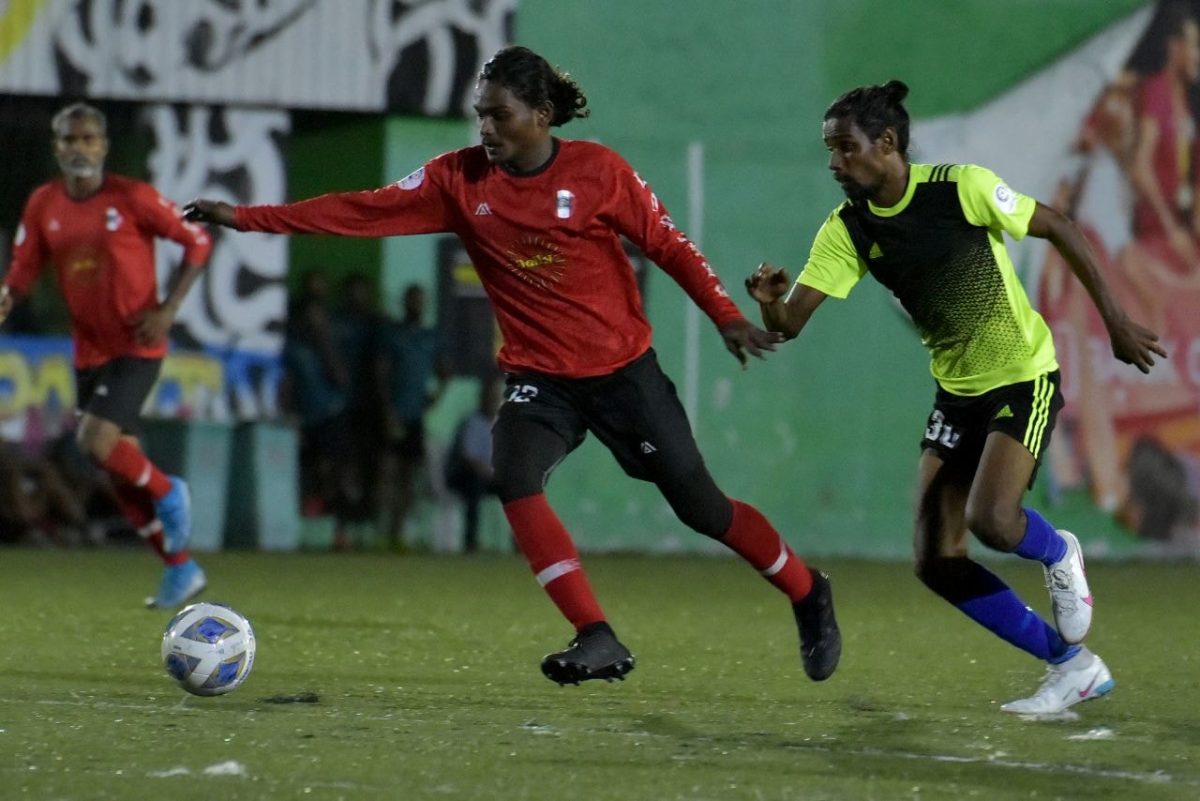 ވިލިމާލެ އާއި ލޮރެންޒޯ ބައްދަލުކުރި ވާދަވެރި މެޗު އެއްވަރުވެއްޖެ