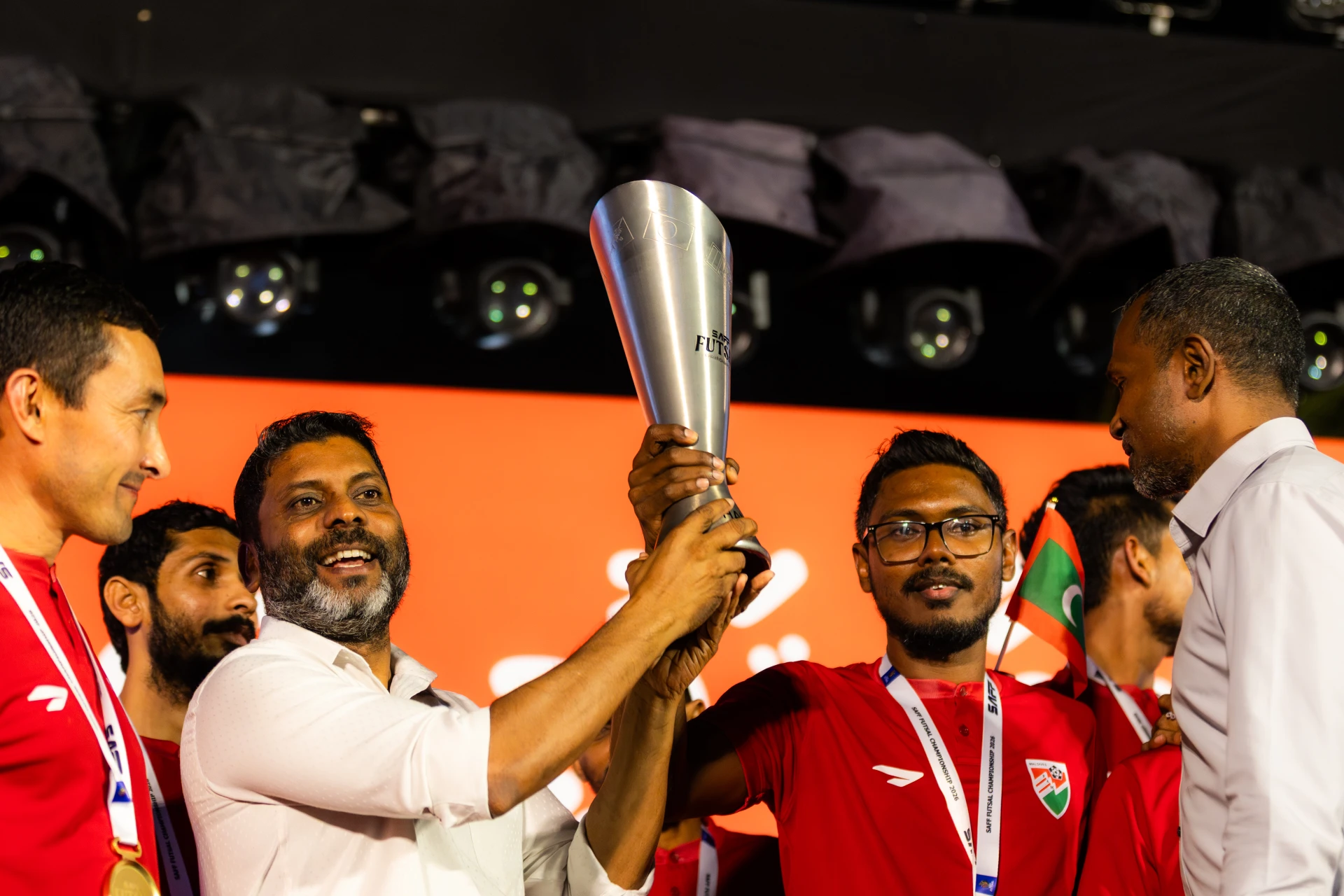 ސާފް ފުޓްސަލް ޗެމްޕިއަންޝިޕް ކާމިޔާބުކުރި ގައުމީ ފުޓްސަލް ޓީމަށް މަރުހަބާ ކިޔުން