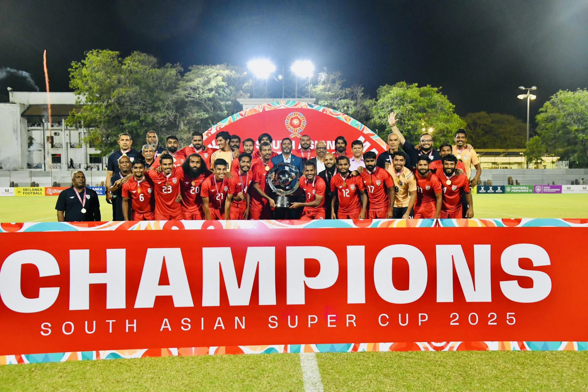 ރާއްޖޭން ސައުތު އޭޝިއަން ސުޕަ ކަޕް ކާމިޔާބުކުރުން